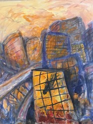 D McIntosh - 1990 Urban Landscape - The Falling Man.jpg