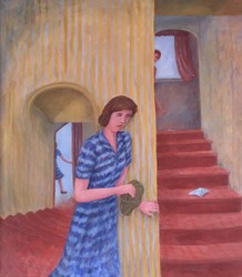 D McIntosh - 1995 On The Stairs or Girl on the Stairs iii.jpg