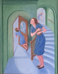 D McIntosh - 1995 On the Stairs ii.jpg